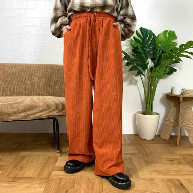 やみつきコーデュロイイージーパンツ