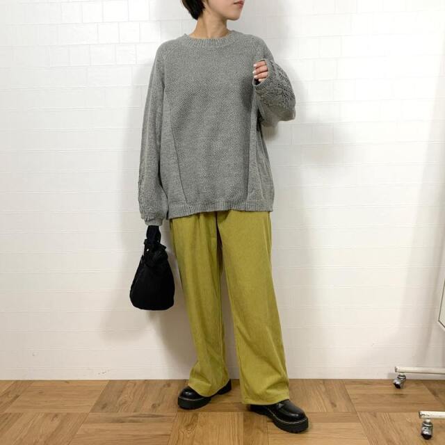 やみつきコーデュロイイージーパンツ