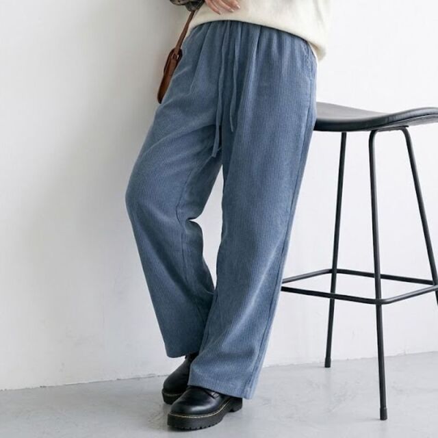 やみつきコーデュロイイージーパンツ