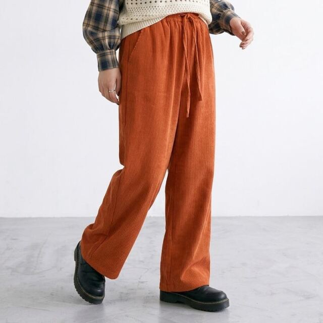 やみつきコーデュロイイージーパンツ