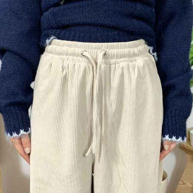 やみつきコーデュロイイージーパンツ
