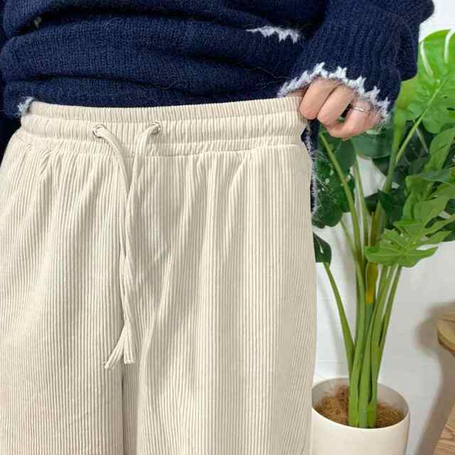 やみつきコーデュロイイージーパンツ