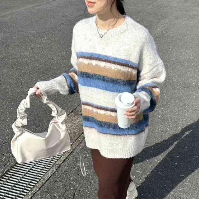 モヘア柄チュニック