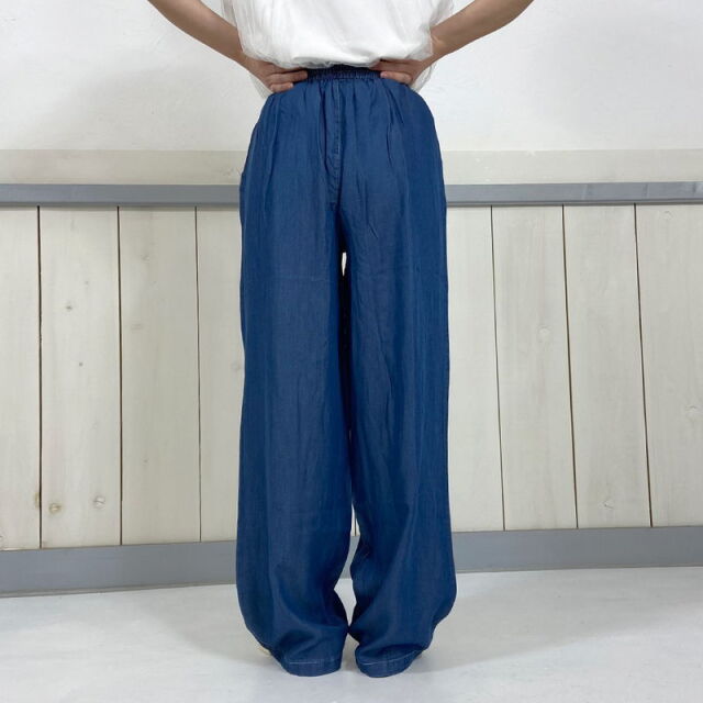 サマーデニムセンターシームパンツ