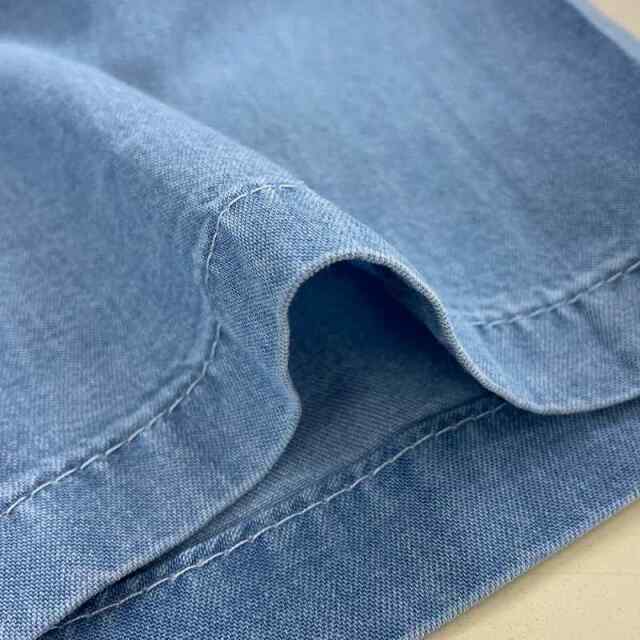 サマーデニムセンターシームパンツ