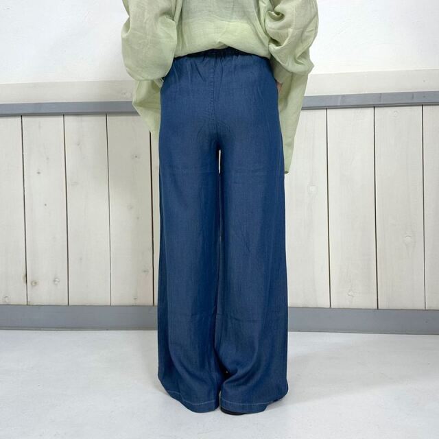 サマーデニムワイドパンツ