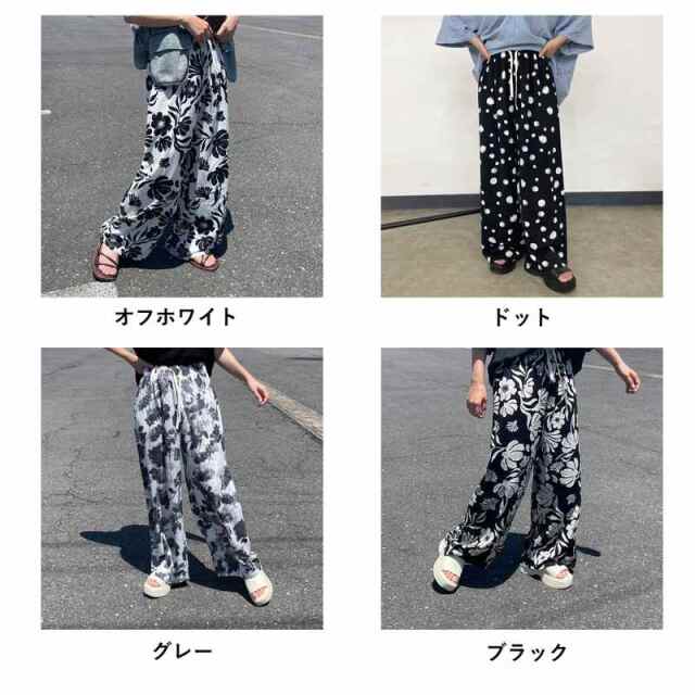 OFF-WHITE /プリーツ ワイドパンツ 黒W69cm イタリア製 m929 2_d1c65104-ae45-4fd5-bebb-
