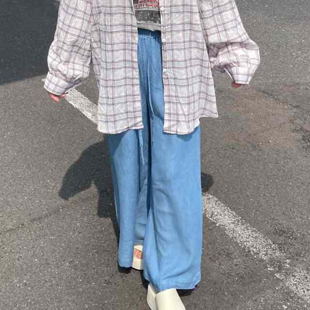 サマーデニムガウチョ