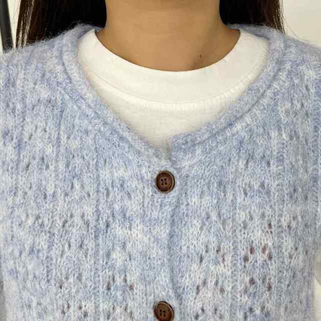 スカシ起毛ベスト