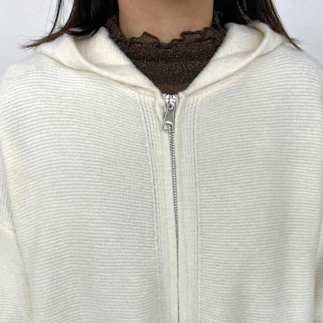 ニットZIPパーカー
