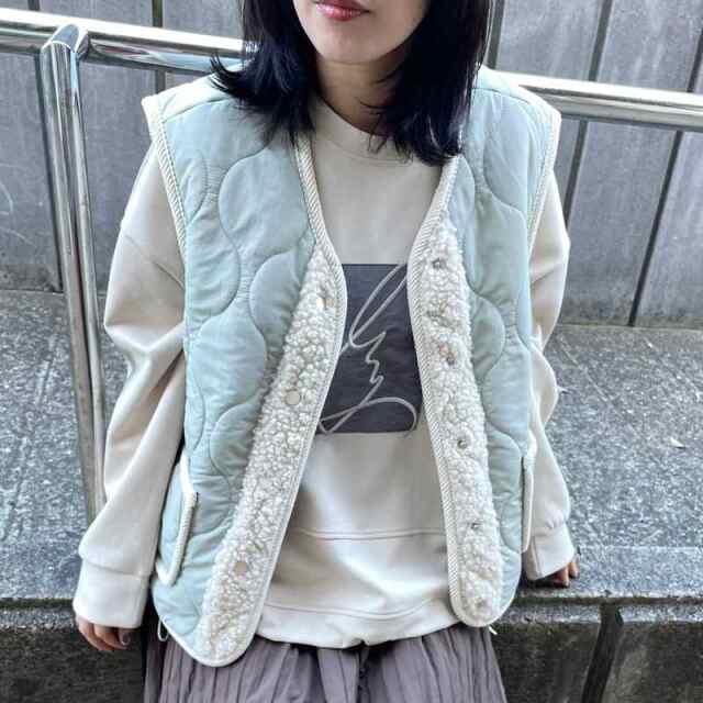 刺繍貼付プルオーバー