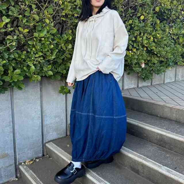 コクーン切替プルオーバーパーカー