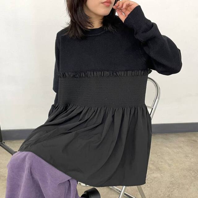 レイヤード風プルオーバー