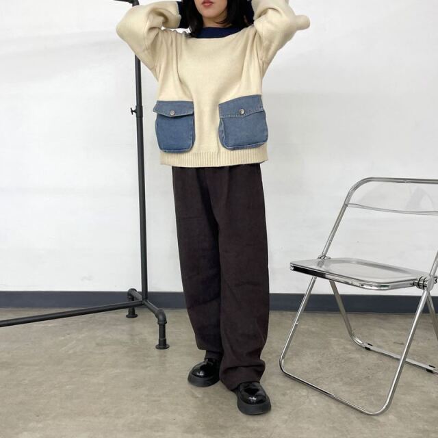 暖コールワイドパンツ