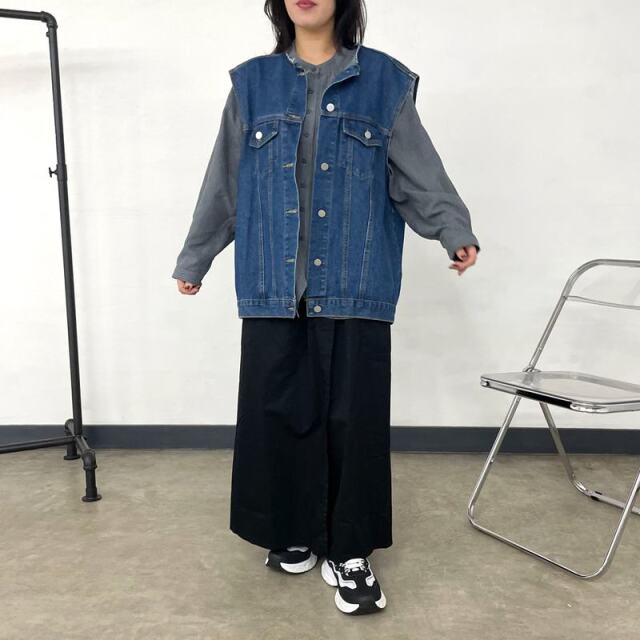 薄ツイルスカーチョ