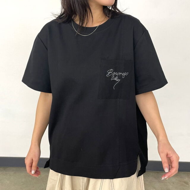 ポケロゴ刺繍プルオーバー