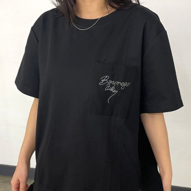 ポケロゴ刺繍プルオーバー