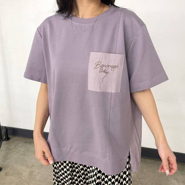ポケロゴ刺繍プルオーバー