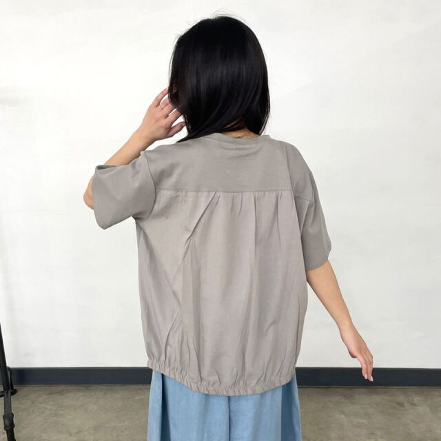 ポケロゴ刺繍プルオーバー