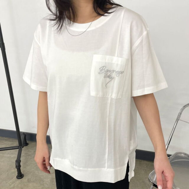 ポケロゴ刺繍プルオーバー