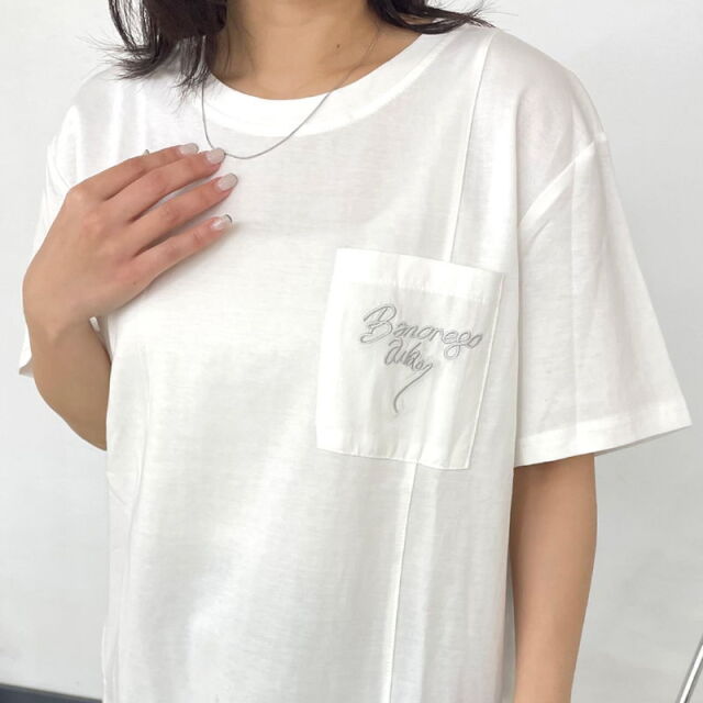 ポケロゴ刺繍プルオーバー