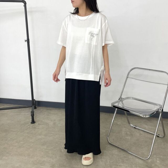 ポケロゴ刺繍プルオーバー