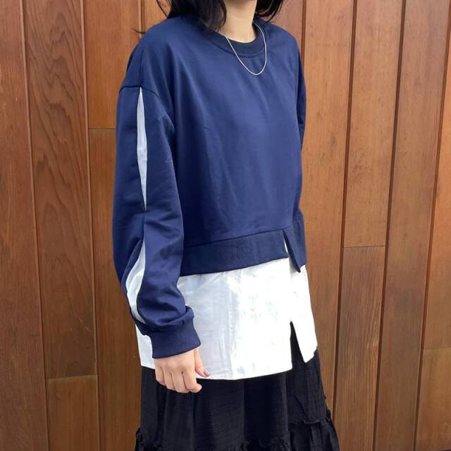 レイヤード風プルオーバー