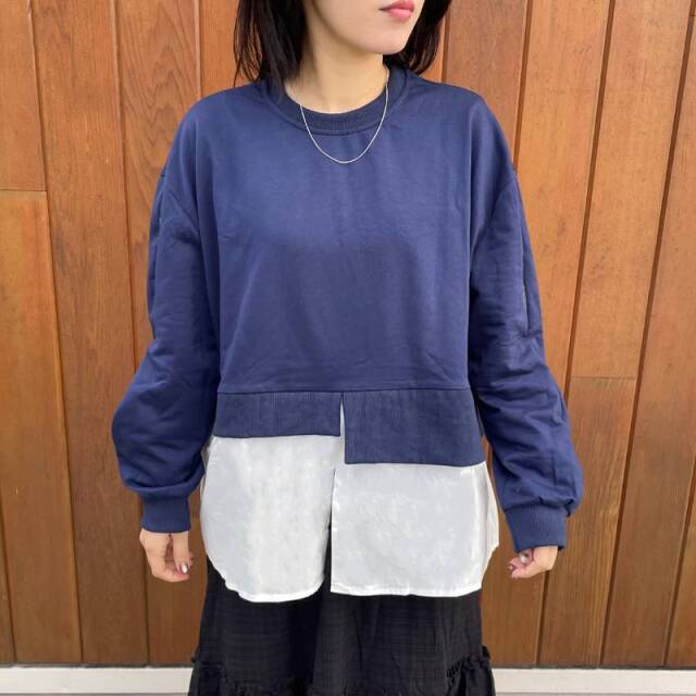 レイヤード風プルオーバー