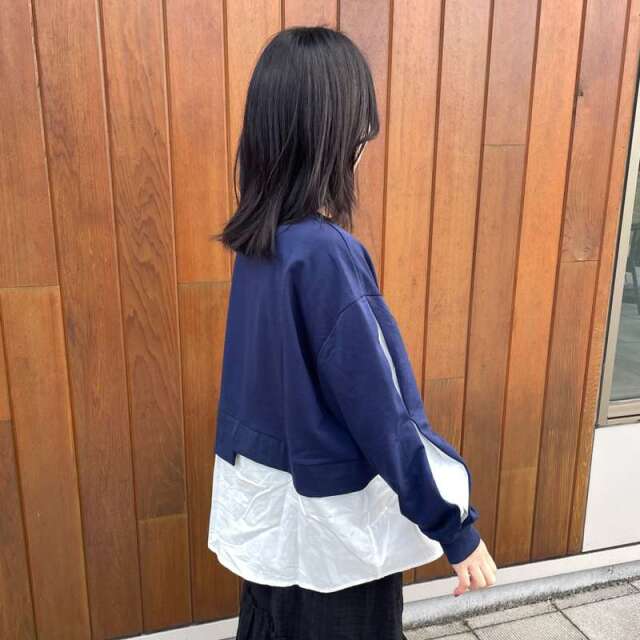 レイヤード風プルオーバー