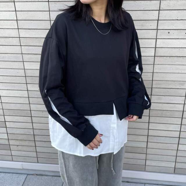 レイヤード風プルオーバー