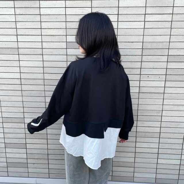 レイヤード風プルオーバー