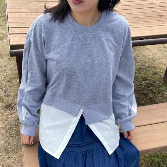レイヤード風プルオーバー