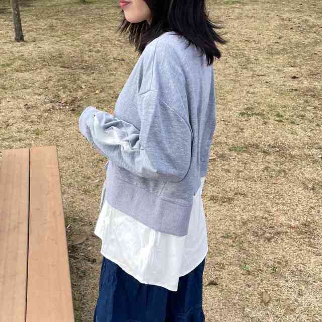 レイヤード風プルオーバー