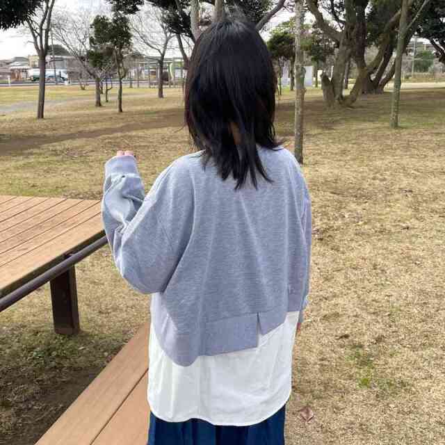 レイヤード風プルオーバー