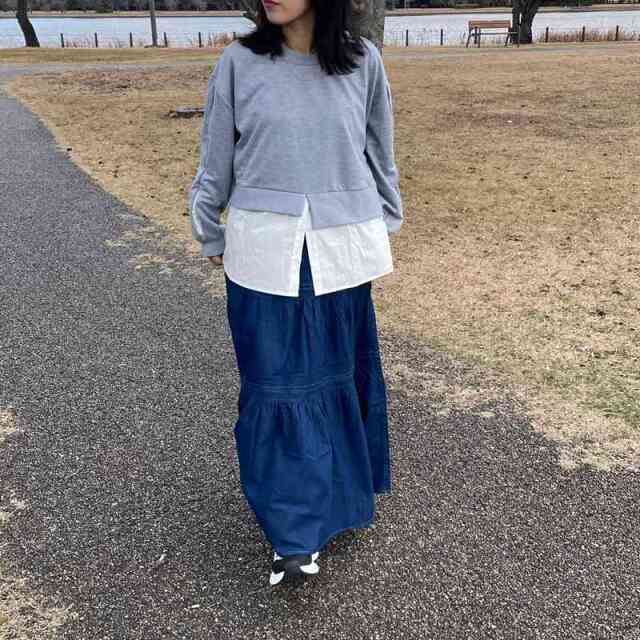 レイヤード風プルオーバー