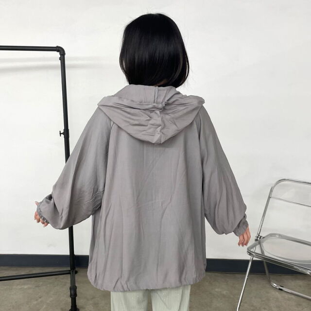 シアーZIPパーカー