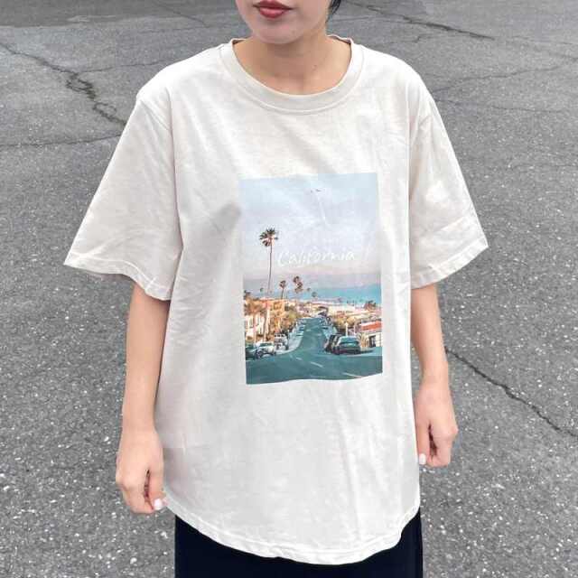 カルフォルニア転写Tシャツ