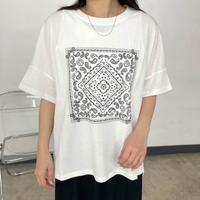 ペイズリーTシャツ