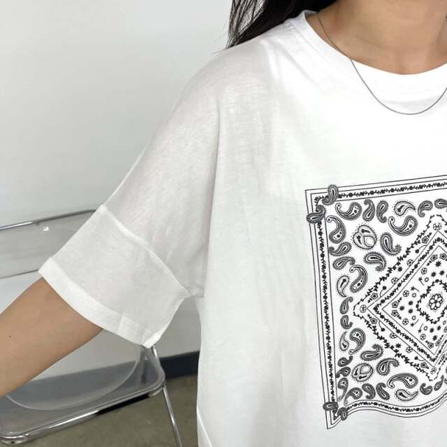 ペイズリーTシャツ