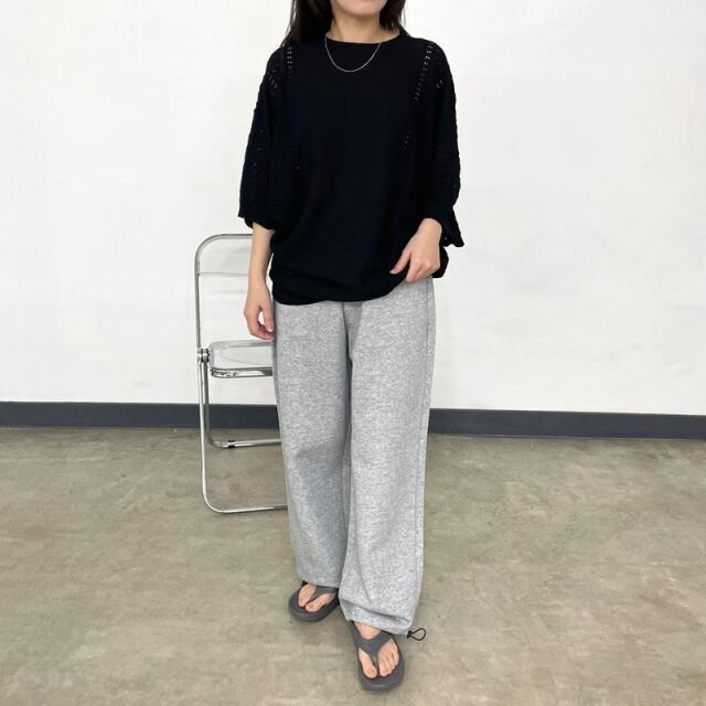編地切替プルオーバー
