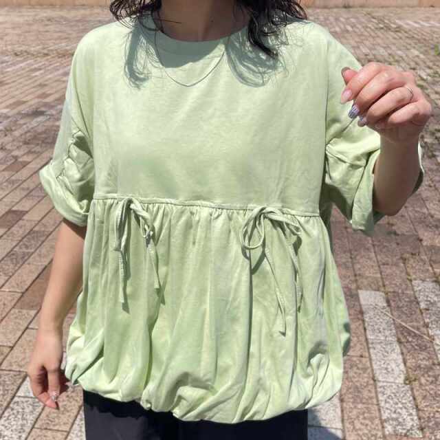 裾バルーンプルオーバー