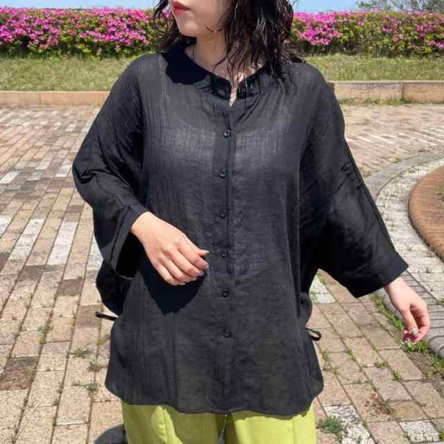 ガーゼドルマンシャツ