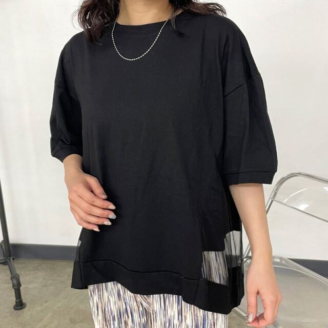 チュール切替プルオーバー