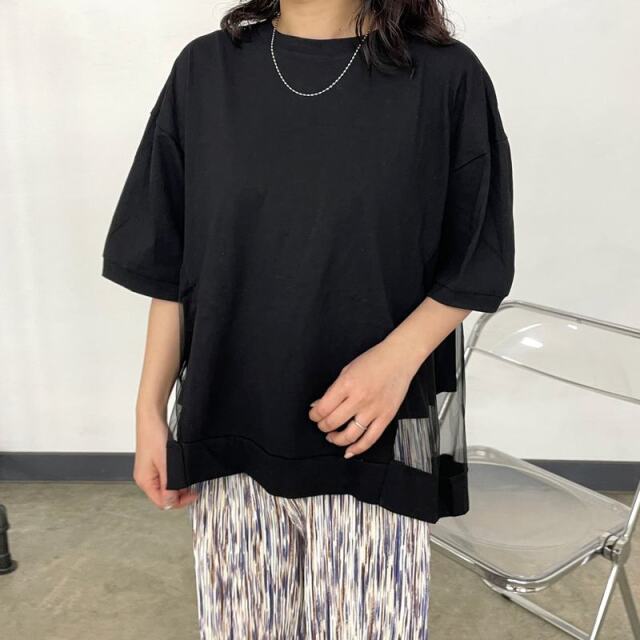 チュール切替プルオーバー