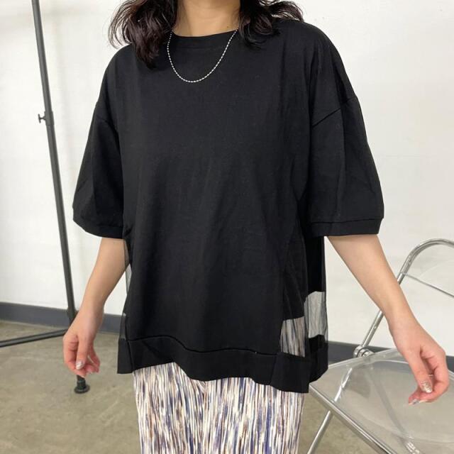 チュール切替プルオーバー