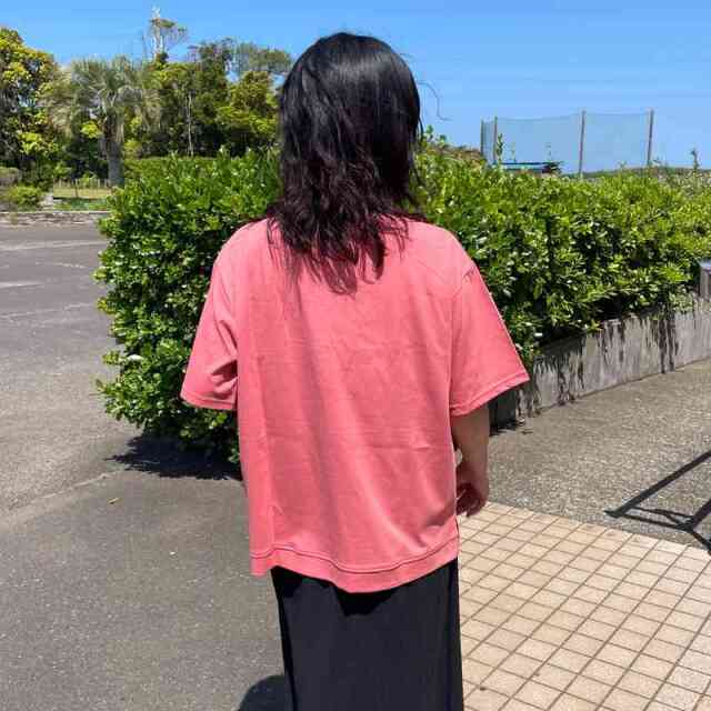 クロシェ貼付プルオーバー