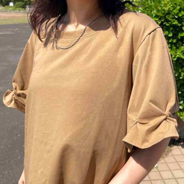 袖ネジリプルオーバー