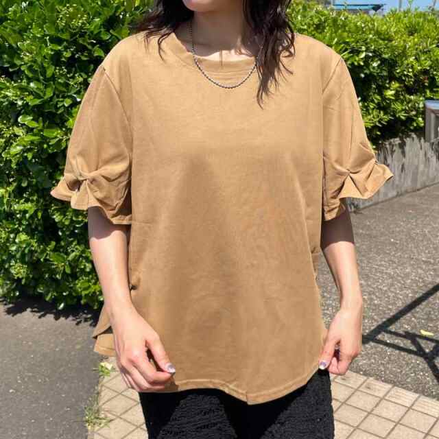 袖ネジリプルオーバー