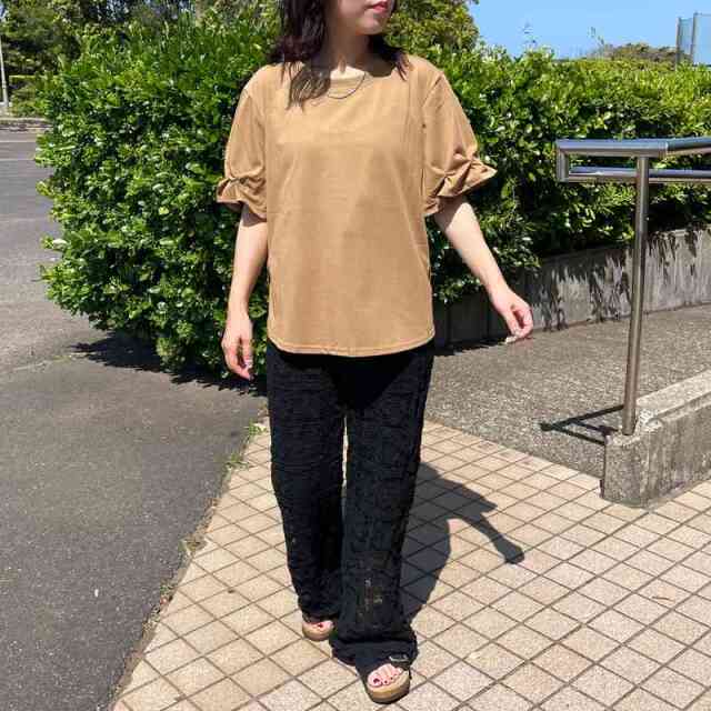 袖ネジリプルオーバー