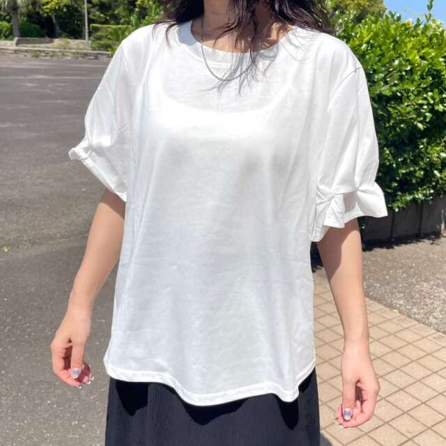 袖ネジリプルオーバー